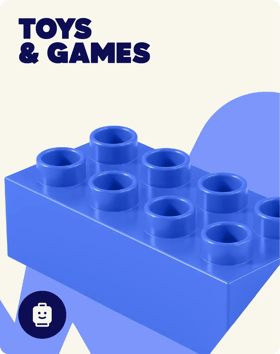 Toys and games products connected to retailer availability, product discovery and shoppable purchase options.